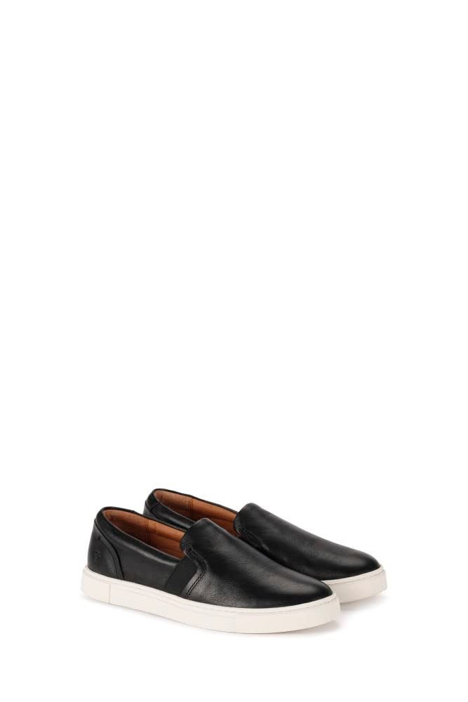 Frye Ivy Slip-On Shoes for Women Featuring Soft Nappa Leather with Thick Rubber Outsole, Removable Molded Footbed, and Padded Collar and Vamp â€“ Â½â€ Heel Height, Black - 7.5M - Image 2